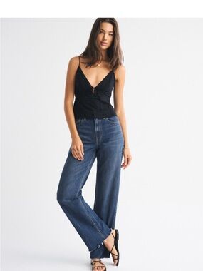 Abercrombie High Rise Loose Jeans